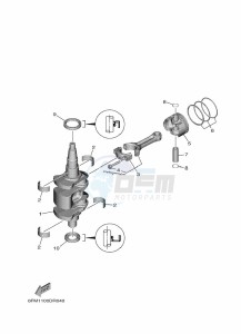 F20GMH drawing CRANKSHAFT--PISTON