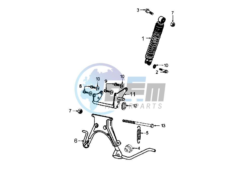 STAND-SHOCK ABSORBER