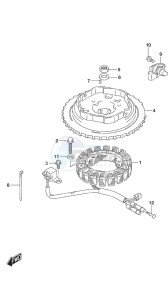 DF 9.9B drawing Magneto Manual Starter