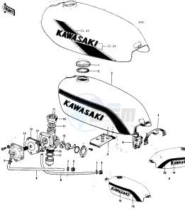 F9 (B-C) 350 drawing FUEL TANK