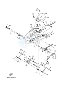 MTN-1000D MT-10 SP MT-10 SP (BW81) drawing REAR ARM