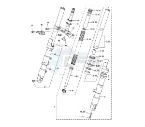 FZ6 S2 600 drawing FRONT FORK