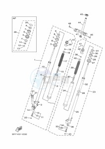 XTZ690 TENERE 700 (BFF2) drawing FRONT FORK