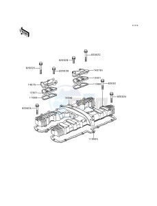 KZ 1000 P [POLICE 1000] (P15-P19) [POLICE 1000] drawing CYLINDER HEAD COVER