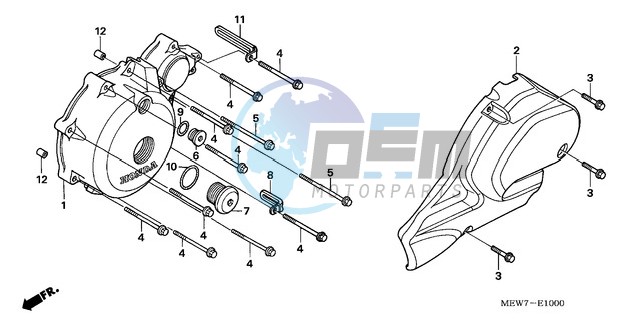 LEFT CRANKCASE COVER