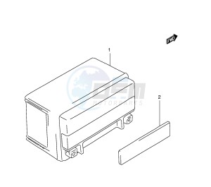 AN125 (E2) Burgman drawing BATTERY