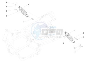 V9 Bobber 850 (USA) drawing Shock absorber