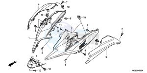 NC700XDC drawing SIDE COWL