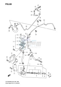 VLR1800 (E3-E28) drawing REAR MASTER CYLINDER