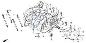 CRM50R drawing CRANKCASE