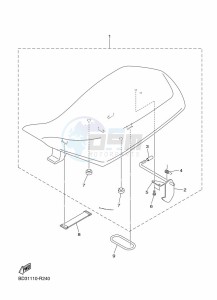 YFM90R (BD3R) drawing SEAT