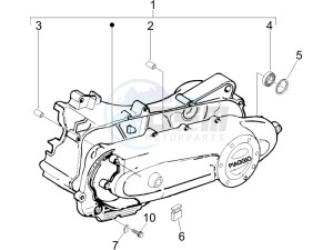 Liberty 50 2t drawing Crankcase cover - Crankcase cooling