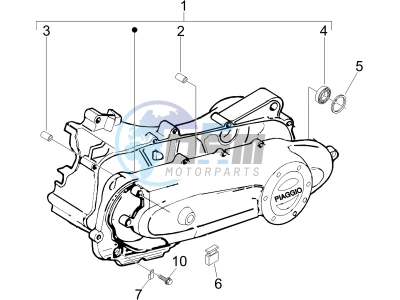 Crankcase cover - Crankcase cooling