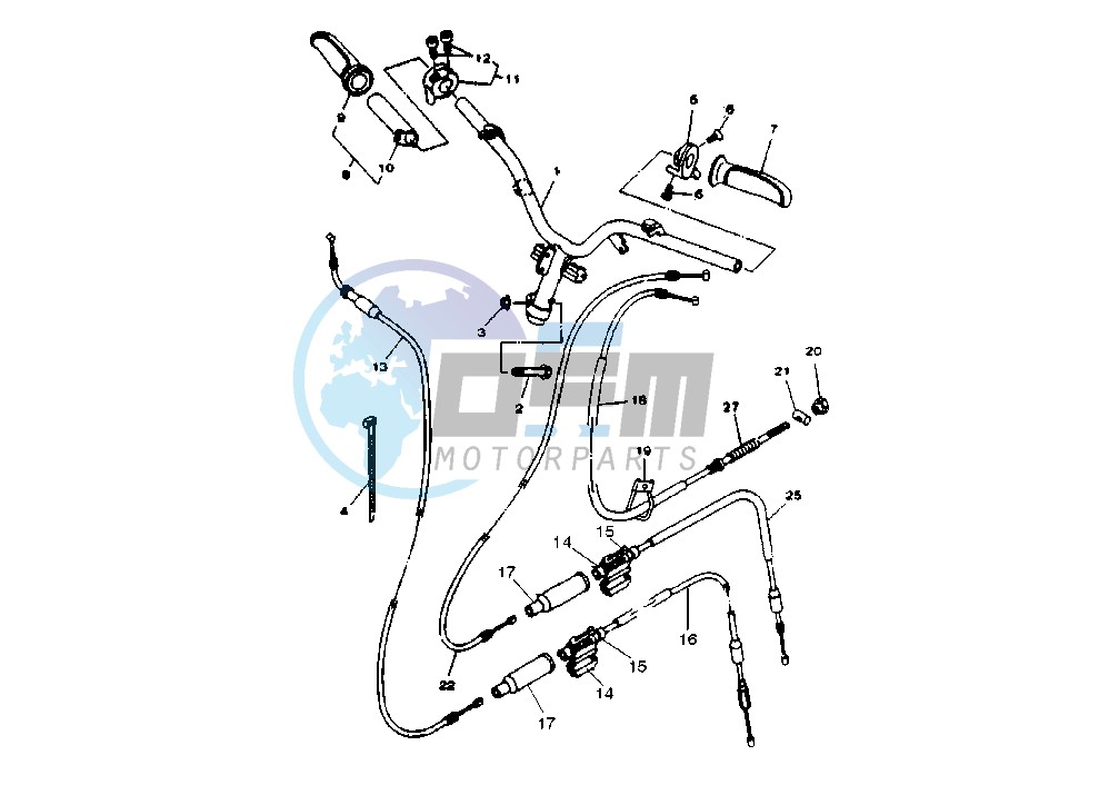 STEERING HANDLE -CABLE