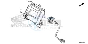 TRX500FA5G TRX500FA Europe Direct - (ED) drawing METER