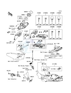 1400GTR_ABS ZG1400CEF FR GB XX (EU ME A(FRICA) drawing Ignition Switch