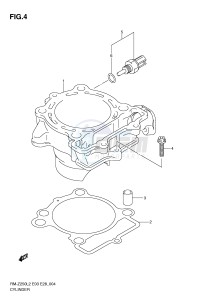 RM-Z250 (E03) drawing CYLINDER