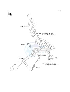 VN 2000 H [VULCAN 2000 CLASSIC] (8F-9F) H8F drawing STAND-- S- -