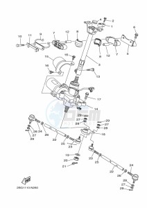 YFM700FWAD GRIZZLY 700 EPS (BFE1) drawing STEERING