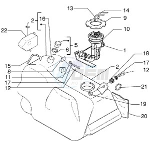 X9 500 drawing Fuel Tank