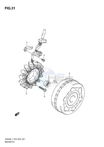 AN400 (E03) Burgman drawing MAGNETO