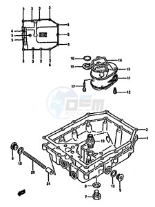 GSX750F (K-T) drawing OIL PAN