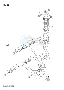 LT-Z400 (E33) drawing SUSPENSION ARM (LT-Z400ZL2 E33)