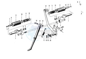 F5 [BIG HORN] 350 [BIG HORN] drawing FOOTRESTS_STAND_BRAKE PEDAL