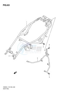 AN650 (E3-E28) Burgman drawing SEAT RAIL