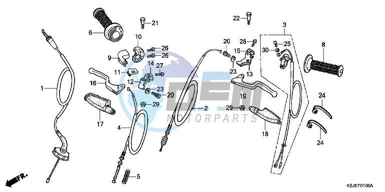 HANDLE LEVER/ CABLE