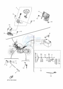 XSR125 MTM125 (BGX3) drawing ELECTRICAL 1