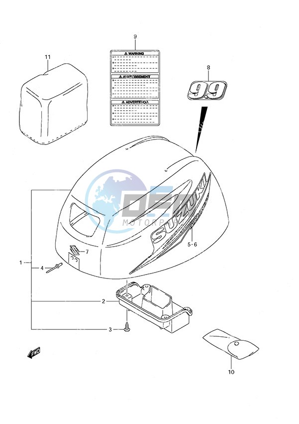 Engine Cover Non-Remote Control