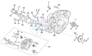 RX-SX 50 drawing Clutch cover