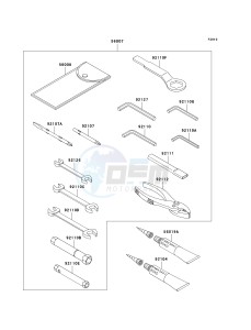 ZX 636 B [NINJA ZX-6R[ (B1-B2) [NINJA ZX-6R drawing OWNERS TOOLS