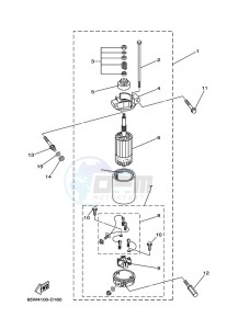 F25AEL drawing STARTER-MOTOR