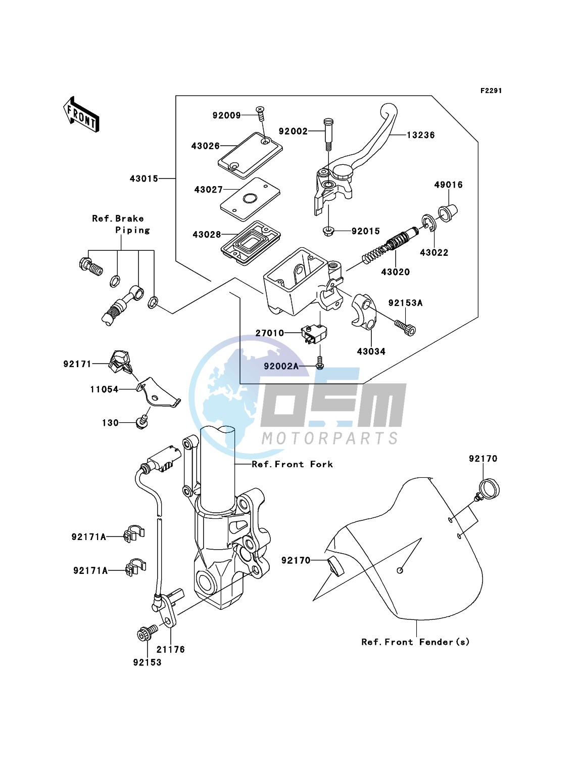 Front Master Cylinder