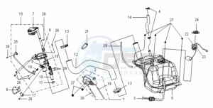 VS 125 EURO3 drawing FUEL TANK - FUEL CUT