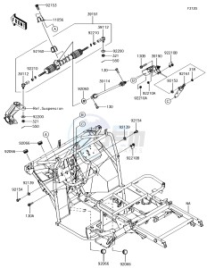 MULE SX KAF400JJF EU drawing Frame