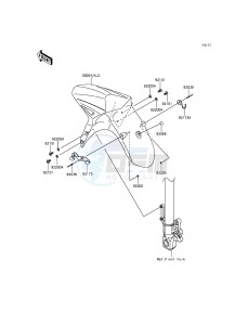 VERSYS_650 KLE650EFF XX (EU ME A(FRICA) drawing Front Fender(s)