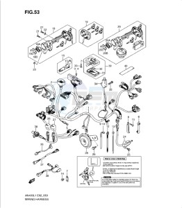 AN400Z drawing WIRING HARNESS (IMOBI) (AN400L1 E19)