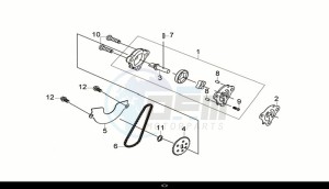 CRUISYM a 300 (LV30W2-EU) (M1) drawing OIL PUMP ASSY.