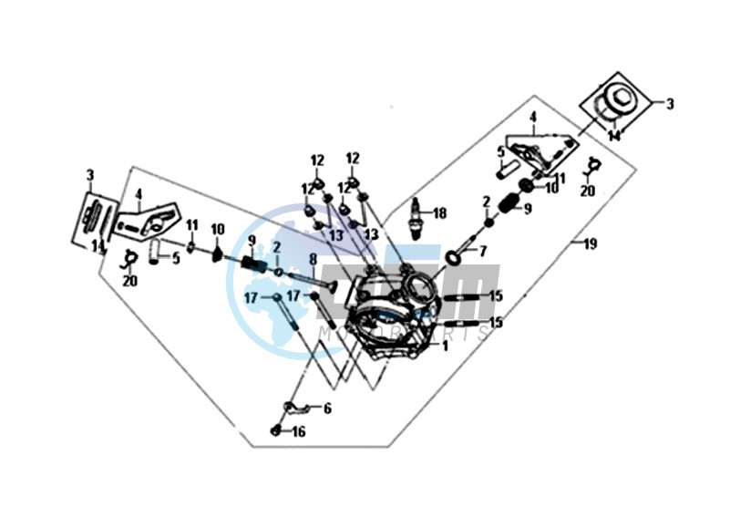 CYLINDER HEAD KPL.