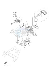 XJR1300C XJR 1300 (2PN3) drawing TAILLIGHT