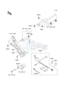 KLX 110 A (KLX110 MONSTER ENERGY) (A6F-A9FA) A9FA drawing CHASSIS ELECTRICAL EQUIPMENT