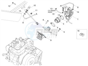 RCR 50 E4 (EMEA) drawing Carburettor