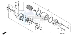 CB13009 BR / CO MME - (BR / CO MME) drawing STARTING MOTOR