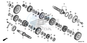 NC750SAG NC750S Europe Direct - (ED) drawing TRANSMISSION (NC750S/ SA)