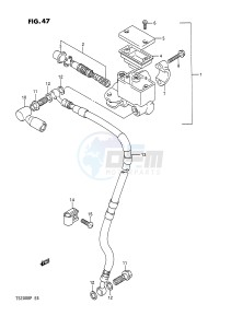 TS200R (E4) drawing FRONT MASTER CYLINDER (E24)