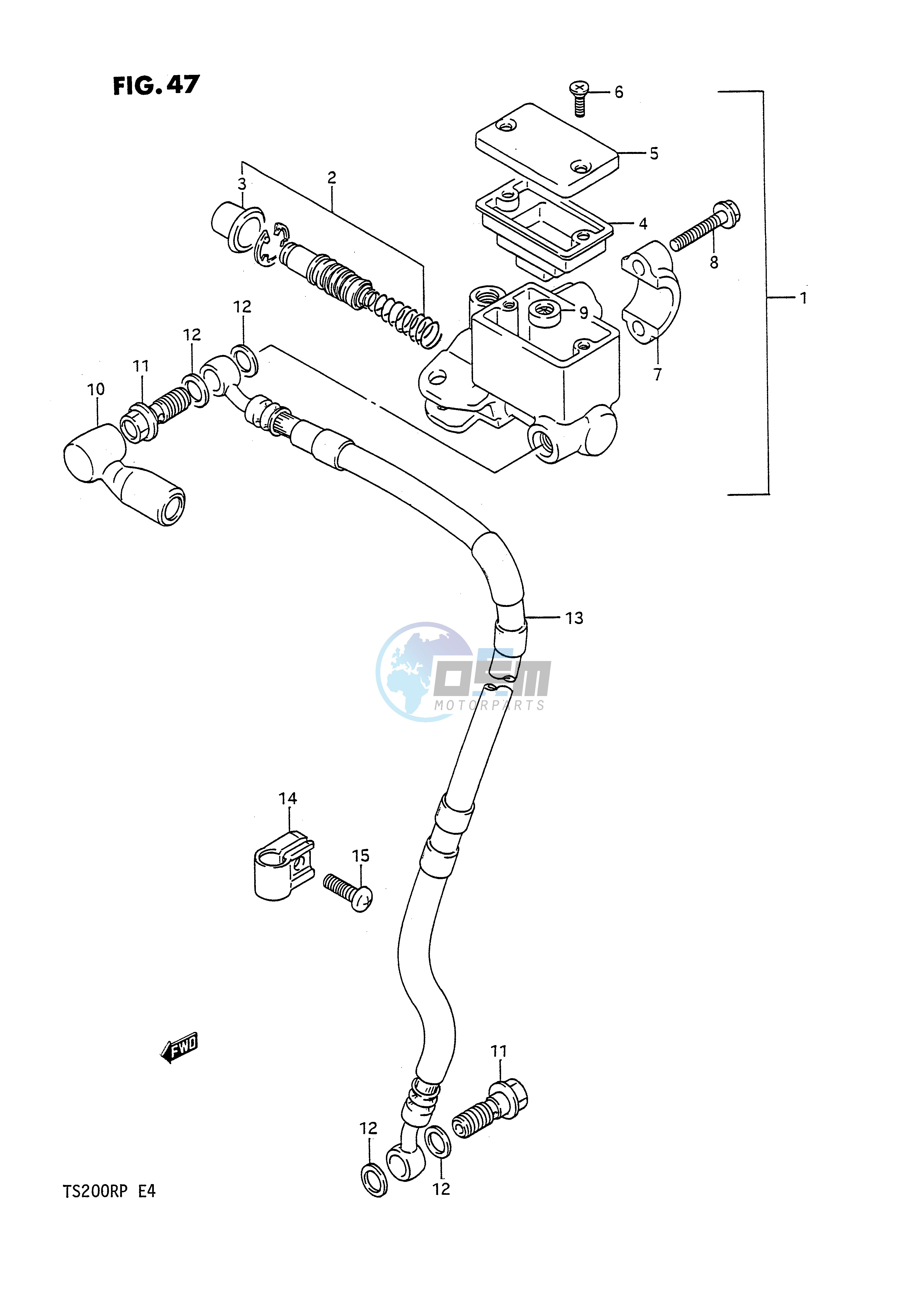 FRONT MASTER CYLINDER (E24)