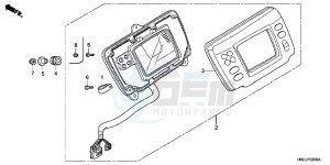 TRX500FPAD TRX500FPA ED drawing METER